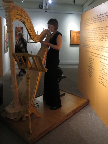 Harpist Opening Night