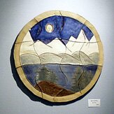 Stoneware Mural Landscape by Dianne Wilson